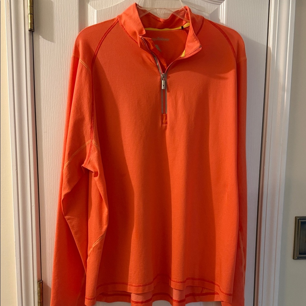 Tommy Bahama Vibrant Orange Pullover XL